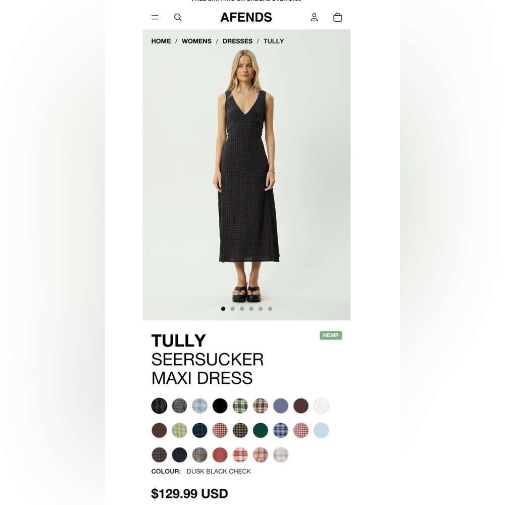 AFENDS Tully Dress - Worn Once!